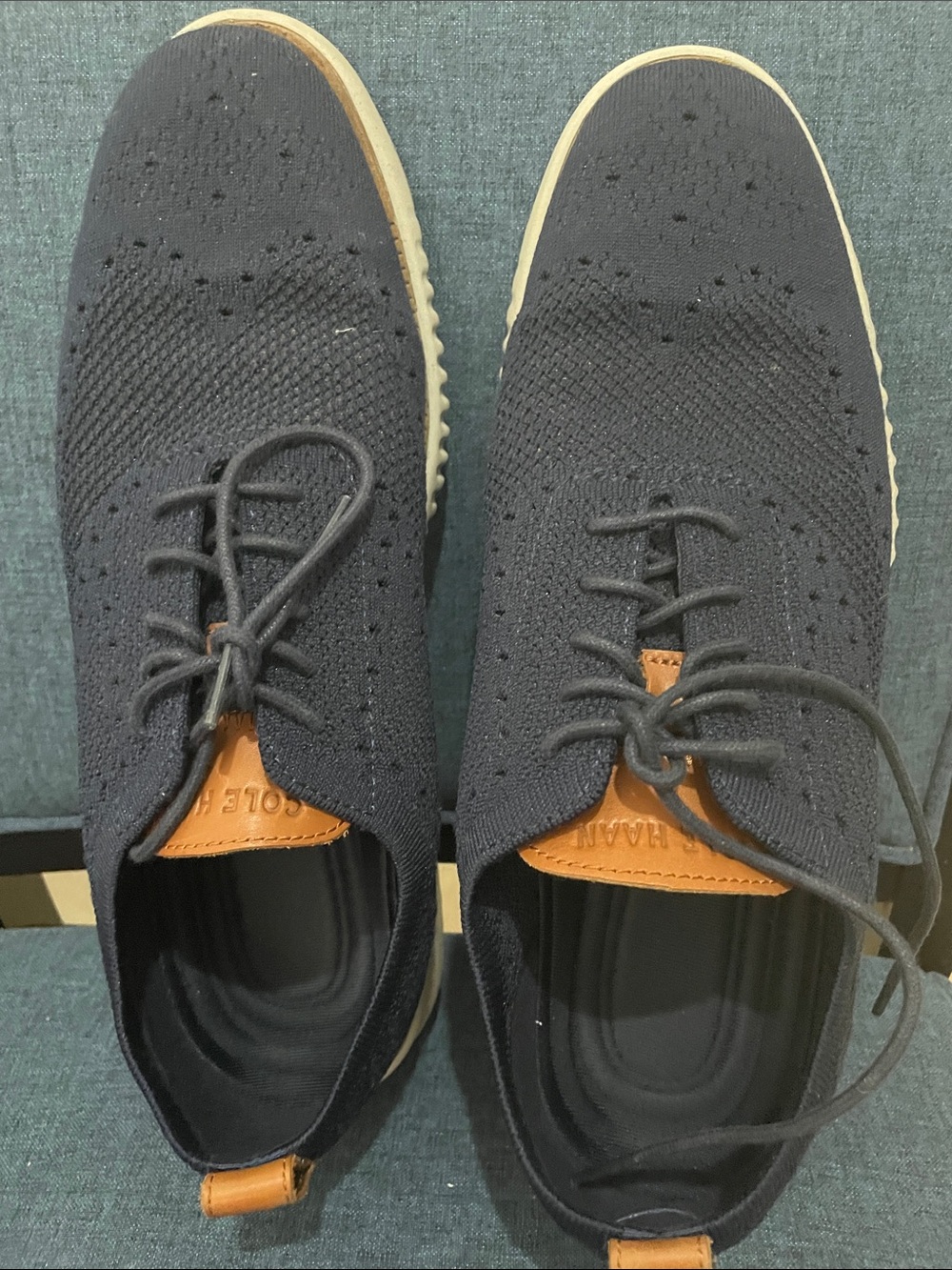 Cole Haan navy with tan Trim size 11.5